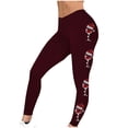 thumbnail image 2 of Kaemgyyd Christmas Leggings for Women Trendy High Waisted Soft Yoga Pants Comfy Stretch Print Workout Tights, 2 of 5