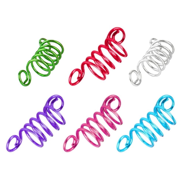 50 Pcs Hair Extensions Rings Dreadlock Beads Dreadlock Extensions Dreadlock Accessories