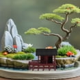 thumbnail image 4 of SHOWERORO Micro Pavilion Landscape Plastic Brown 1Set Ideal For Homeowners And Office Workers Decoration, 4 of 6