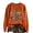 Orange, variant on Halloween Leopard Print Pumpkin Graphic Pullover Crew Neck Long Sleeve Casual Sweatshirt Cozy Fall Winter Layering Top for Women 3XL