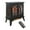 Antique Black#01, variant on Indoor Fireplaces 18 inch 3D Flame Electric Infrared Quartz Fireplace Stove with remote control,Gas Indoor Fireplaces