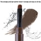 thumbnail image 4 of Delineador de ojos en gel impermeable Boobeen, a prueba de manchas, marrón oscuro, 4 of 6