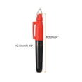 thumbnail image 2 of Unique Bargains Mini Permanent Markers Dry Erase Pen with Keychain Clip, Red Ink  3 Pack, 2 of 5