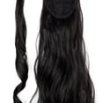 thumbnail image 6 of 20"/ 22" Wavy Curly Wrap  Hair Pieces Ponytail Drawstring Ponytail Extension Body Wave Ponytail Hair Extension Synthetic Loose Long Straight Ponytail Hair Pieces, 6 of 8