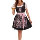 thumbnail image 5 of Vestido de Manga Corta para las Mujeres, Vestido Casual de Cuello en V de Bolsillo de Impresión de Moda Sexy Hecho de Poliéster Ligero para el Verano, Vestido de Verano para las Mujeres, 5 of 8