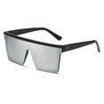 thumbnail image 3 of Gafas de sol Moda Gafas de sol de una sola pieza con montura grande Moda retro Hombres y mujeres europeos y americanos Pareja Gafas Moda, 3 of 5