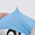 thumbnail image 4 of Schneider Blue Vinyl Synthetic Exam Gloves, Large, Case of 1000, 4-mil, Powder-Free, Latex-Free, Non-Sterile, Disposable Gloves, 4 of 5