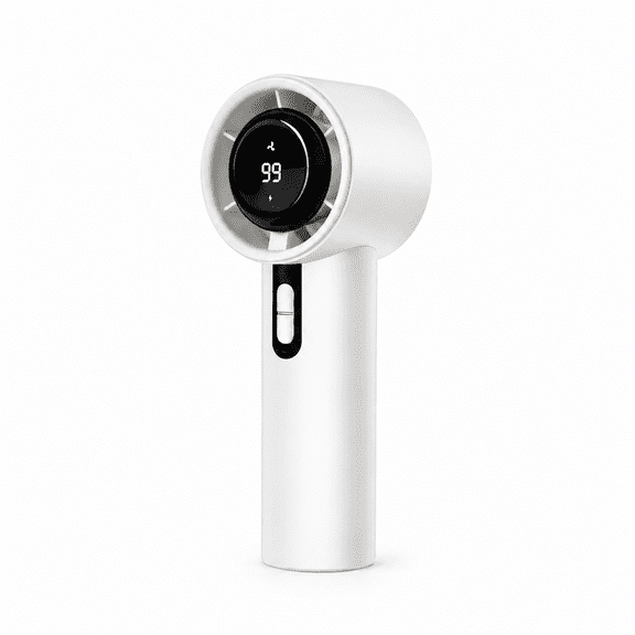 New Arrival Portable Handheld Fan, 100-Speed Stepless Adjustable, Powerful Turbo Wind, Quiet Operation, 2000mAh Rechargeable Battery, USB Charging, Long Lasting Cooling, Stylish Design(BLACK)