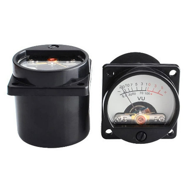 6V-12V Panel VU Meter Warm Back Light Recording 500UA VU Meter Audio Level Amp