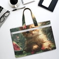 thumbnail image 6 of Pofeuu Cute Kitten Water Lilies Print Laptop Bag Carrying - Computer Bag Laptop Case Shoulder Slim Work Travel, 6 of 8