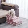 thumbnail image 4 of 3/4 Pets Steps Foam Dogs Secure Stairs Ramps Non-Slip Pets Star Steps for Protect Older Dogs Pets with Joint Pain Sofa Bed Ladde,3M blue, 4 of 4