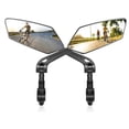 thumbnail image 4 of Bicycle Tricycles Handlebar Rearview Mirror Rectangle Rearview Mirror, 4 of 8