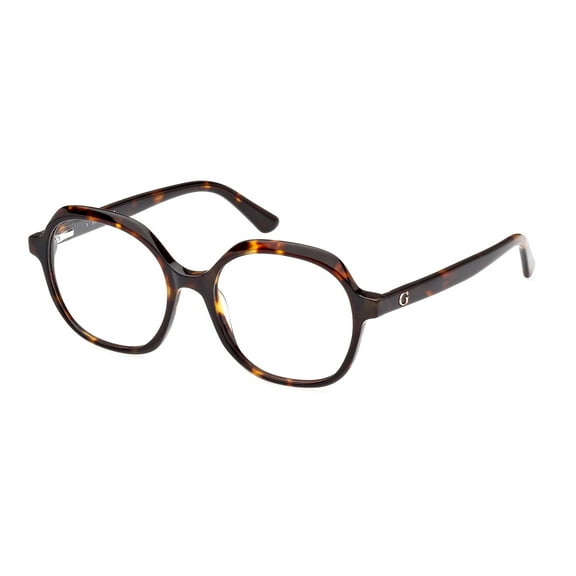 Guess - GU8271, Round acetate unisex DARK HAVANA