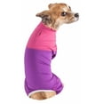 thumbnail image 4 of Pet Life ® Active 'Embarker' 4-Way Stretch Fitness Yoga Full Body Dog Tracksuit, 4 of 9