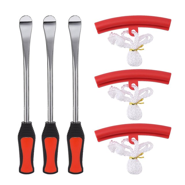 Herramienta protectora de llanta de palanca de cambiador de neumáticos de bicicleta de motocicleta, accesorio de reparación profesional, cuchara automática kaili Sencillez