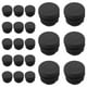 thumbnail image 5 of 30 tapones redondos de plástico para patas de sillas y mesas, protectores de muebles, color negro, 5 of 8