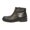 BLACK BLACK, variant on Elegante Men's Pisa Leather Ankle Boots, Brown \ Black,10 M US