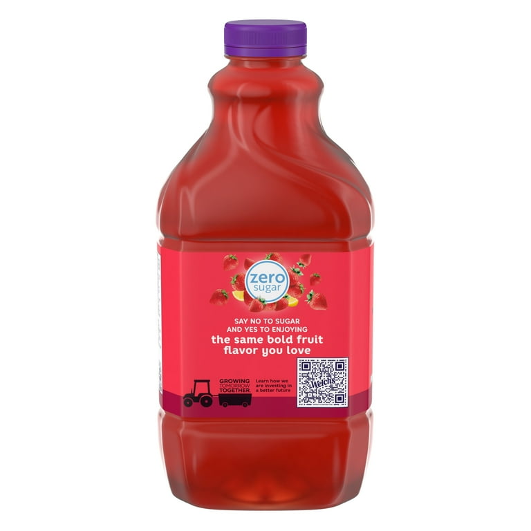 Welch's Strawberry Zero Sugar Drink, 64 fl oz Bottle Welch's Strawberry Zero Sugar Drink, 64 fl oz Bottle