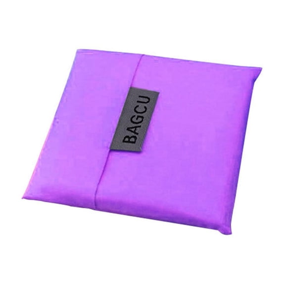ruhuadgb Shopping Bag,phoe Portable Folding Shopping Bag Square Handle Handbag Purple