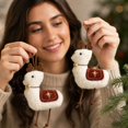 thumbnail image 5 of Qjidjing 2Pcs Christmas Tree Ornaments, Xmas Hanging Pendants, Festive Hanging Accessory, for Christmas Tree, Home Wall, Holiday Party Decor, 5 of 5