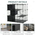thumbnail image 4 of PawHut Pet Playpen Small Animal Cage 56 Panels for Rabbit, Guinea Pig, 4 of 9