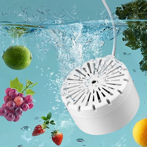 ABCISI Upgraded 2-in-1 Fruit and Vegetable Washing Machine, Portable Fruit and Vegetable Cleaner Device, OH-ion Purifier for Cleaning Bacteria from Fruit, Vegetables, Grains, Meat and Tableware