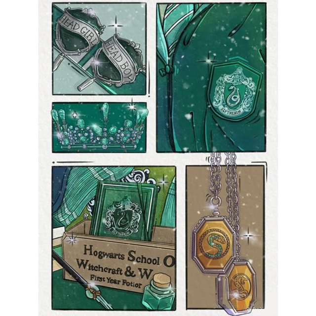 Cuadros Decorativos Bordado completo Hilo de algodón ecológico 18CT Impreso Harry Potter Punto de cruz (AFF043) Wdftyju de costura negro 4 estilos