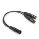 thumbnail image 5 of Cable divisor de audio y micrófono tipo Y JORINDO JD606 XLR macho a doble XLR hembra, 5 of 14