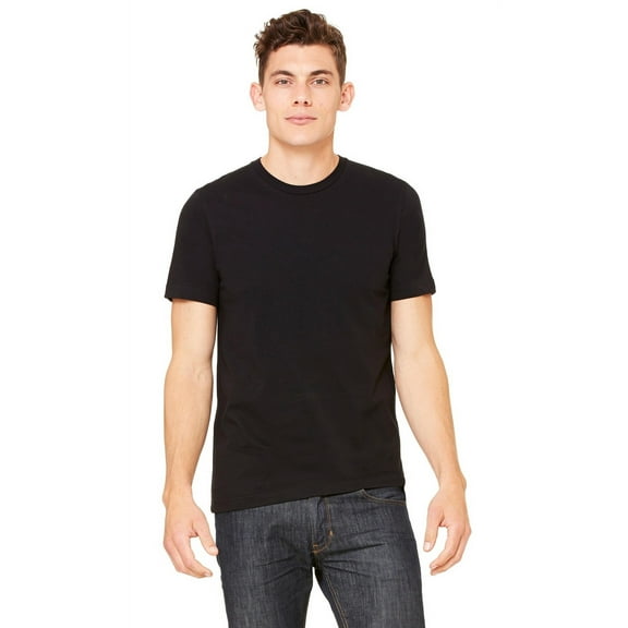 BELLA CANVAS - USA-Made Jersey Tee - 3001U, Black, XL