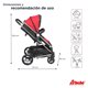 thumbnail image 3 of Carriola Travel System D´Bebé Crowm Rojo, 3 of 7