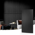 thumbnail image 6 of Wood Slat Acoustic Panels for Wall and Ceiling - Fluted Sound Absorbing Panel with Wood Finish - Walnut, 6 of 6