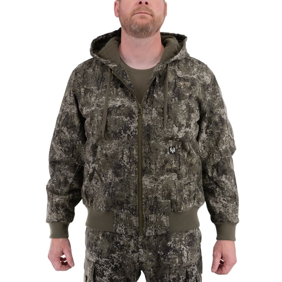 Bone Collector CVC Insulated Hunting Bomber Jacket, S-3XL
