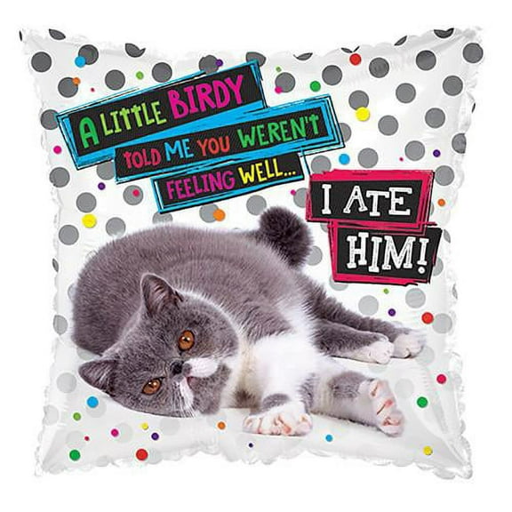 LOONBALLOON Get Well Balloons, 17″ GET WELL BRONTE LIL BIRDY