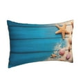 thumbnail image 2 of Balery Shells and Starfish Bedding Queen Pillow Cases - Envelope Closure - Soft Brushed Microfiber Fabric - Shrinkage and Fade Resistant Pillow Cases-14"x20", 2 of 9