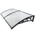 thumbnail image 3 of Zeny 40"x 80" Overhead Door Window Outdoor Awning Door Canopy Patio Cover Modern Polycarbonate Rain Snow Protection (Opt. 2PCS), 3 of 6