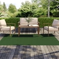 thumbnail image 3 of Mainstays 6 ft. x 8 ft. Single-Rib Needlepunch Outdoor Rug, Green, 3 of 9