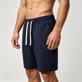 thumbnail image 4 of IROINNID Men's Relaxed Fit Drawstring Athletic Shorts with Elastic Waist Side Pockets Lightweight Breathable Fabric for Summer Gym Running and Sports, 4 of 6
