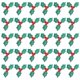 thumbnail image 3 of Berry Tree Decoration 100Pcs Green Cloth Applique DIY Decoration For Christmas Banquet Room Party Style, 3 of 5