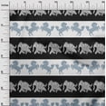 thumbnail image 2 of oneOone Cotton Poplin Fabric Stripe|Elephant & Horse Ikat Print Fabric By Yard 42 Inch Wide, 2 of 4