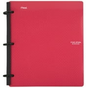 Five Star Flex 1 1/2" Hybrid NoteBinder, Red (72399)