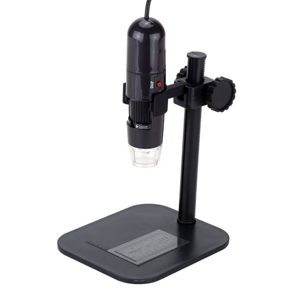 HLONK 50-1000X 8LED USB Digital Microscope Zoom Magnifier with Adjustable Stand True 1.3MP Video Camera
