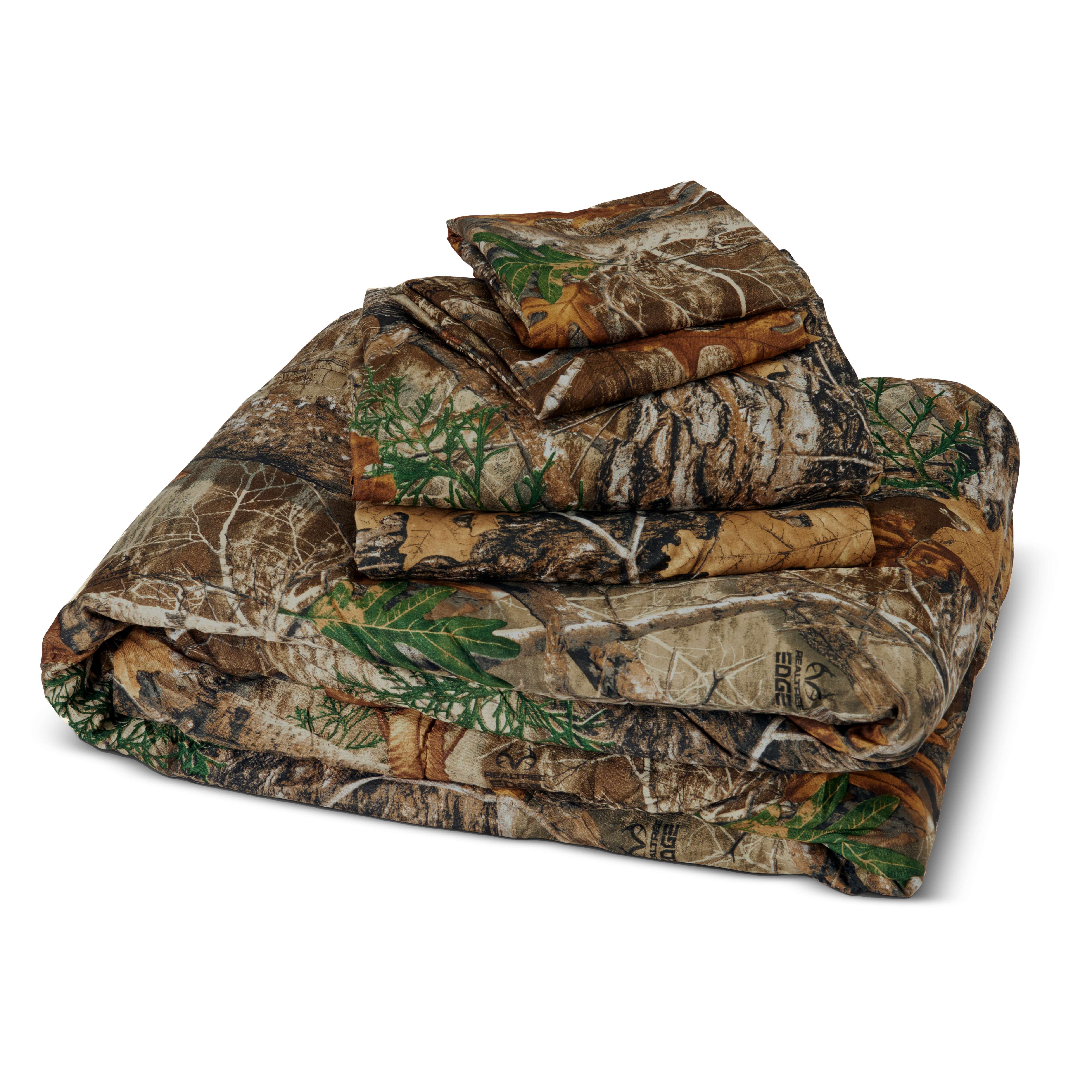 Realtree 5-Piece Full Bed-in-a-Bag Bedding Set, Edge