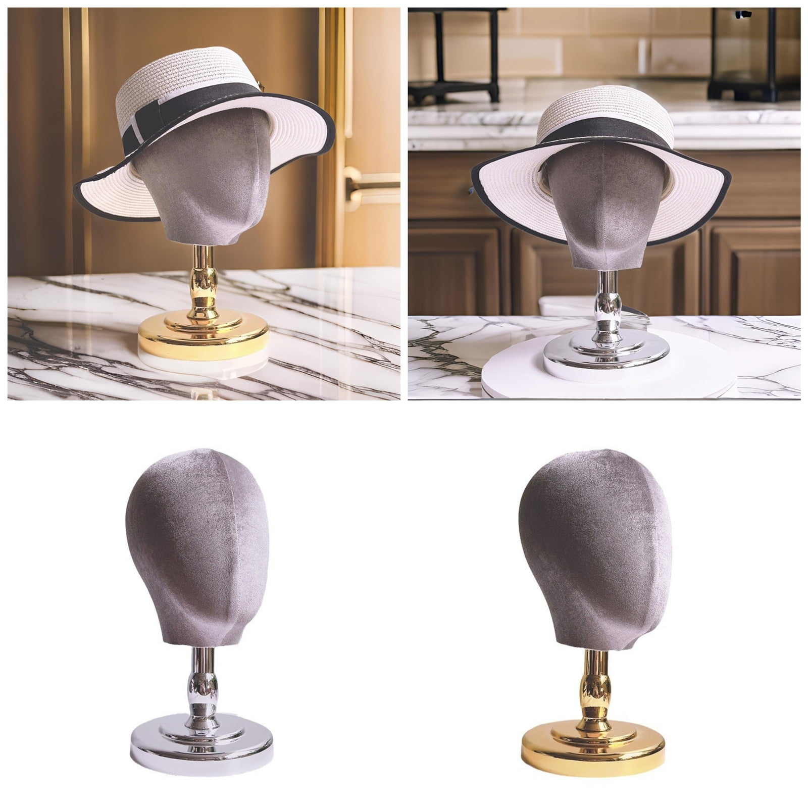 Portable Fabric Mannequin Head Professional Hair Stylist Tool For Wigs And Hat Storage Solution Hairdresser Accessories