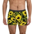 thumbnail image 1 of Balery Sunflowers In Vintage Calzoncillos bóxer para hombre, ropa interior de algodón suave y transpirable con cinturilla de nailon-Medium, 1 of 5