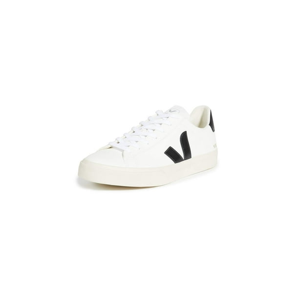 Tenis Veja Campo Extra, suela de goma blanca/negra para hombre