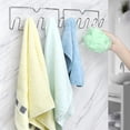 thumbnail image 5 of Godderr No Punching Coat Hooks Multifunctional Stainless Steel Coat Hooks Bathroom Storage Row Hooks, 5 of 5