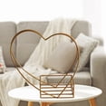 thumbnail image 4 of Cesta de hierro nórdico geométrica titur interior al aire Corazones Zulema canasta de maceta, 4 of 7