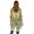 thumbnail image 2 of Jessica London Women's Plus Size Sheer Georgette Mega Tunic, 2 of 5