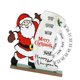 thumbnail image 5 of Calendario de Adviento navideño con cuenta regresiva numérica, decoración navideña de escritorio. Papá Noel, 5 of 9