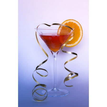 Grand Orange Liqueur - LAMINATED POSTER Beverage Cocktail Alcohol Glass Drink Orange Poster Print 24 x 36